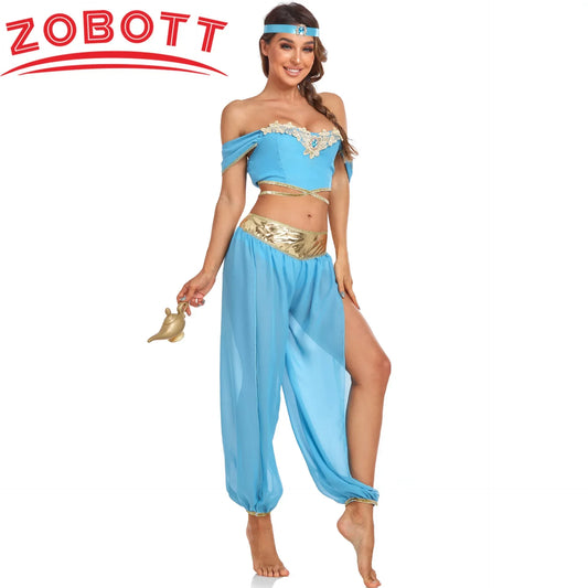 Disfraz Princesa Jasmine – Aladdin Cosplay para Adultos