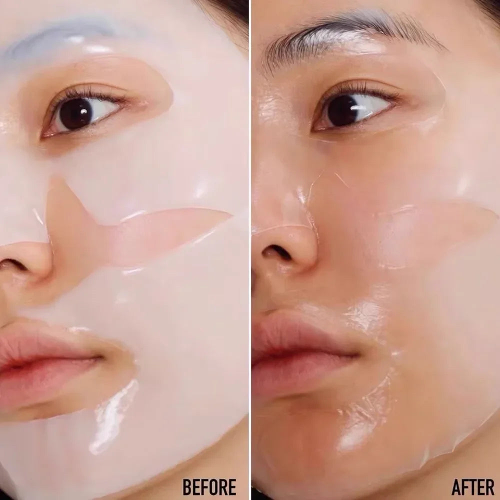 Mascarilla Facial de Colágeno Antiarrugas – Hidratante, Reafirmante y Rejuvenecedora