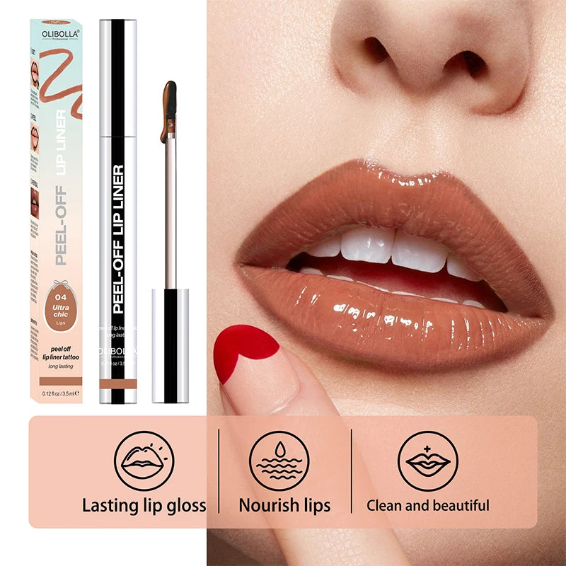 ✨ Lip Liner Peel Off Tattoo – Delineador de Labios Permanente Waterproof ✨