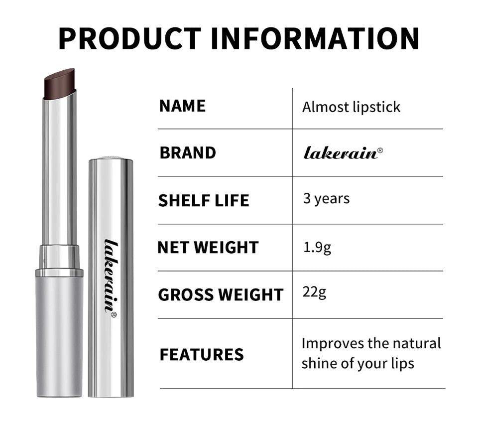 💄 Black Honey Lipstick – Hidratante, de Larga Duración y Efecto Volumen