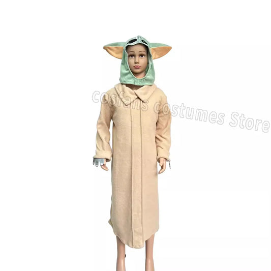 Disfraz Baby Yoda – Grogu Mandalorian para Niños y Adultos 👽✨