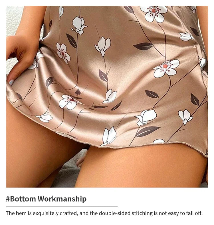 “Vestido corto de dormir en satén”❤️