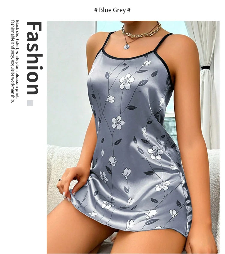 “Vestido corto de dormir en satén”❤️
