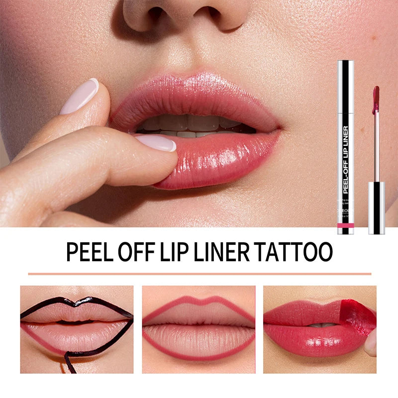 ✨ Lip Liner Peel Off Tattoo – Delineador de Labios Permanente Waterproof ✨