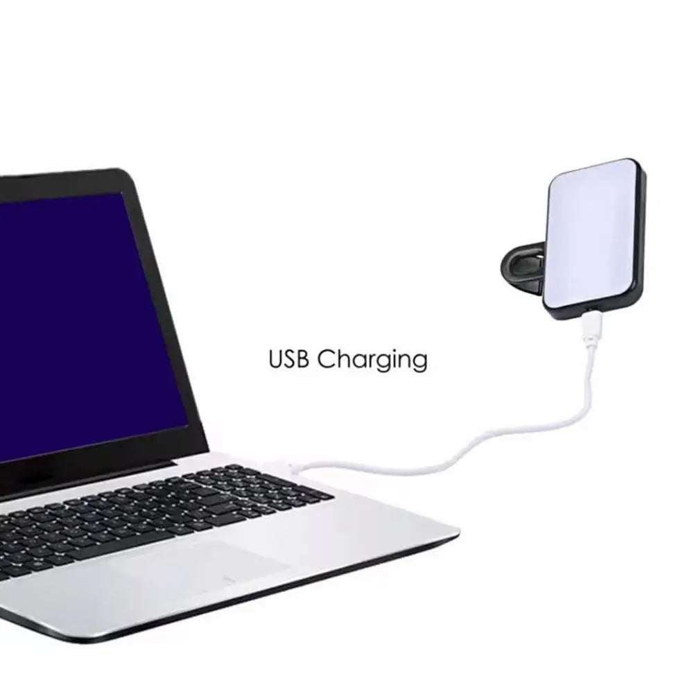 👉 Mini Luz LED Portátil para Selfies y Videos – Clip Universal