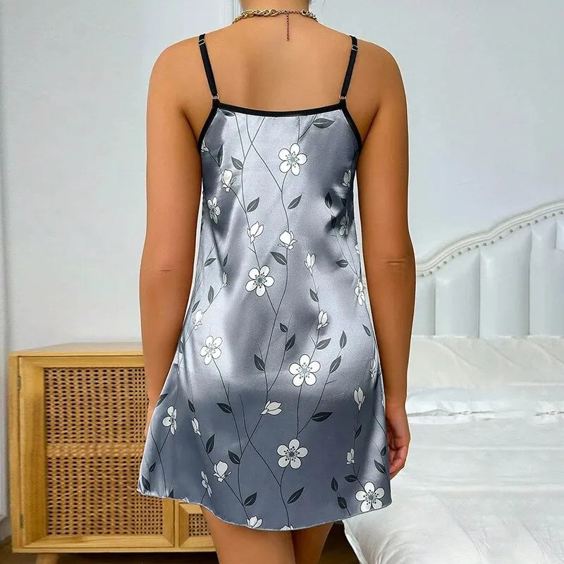 “Vestido corto de dormir en satén”❤️