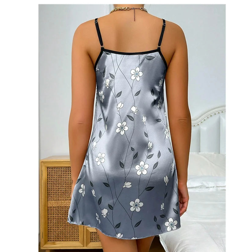 “Vestido corto de dormir en satén”❤️