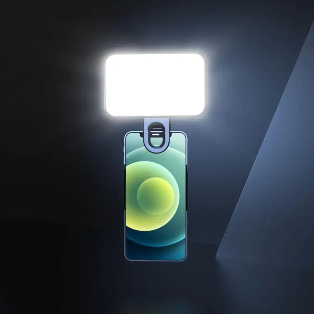 👉 Mini Luz LED Portátil para Selfies y Videos – Clip Universal