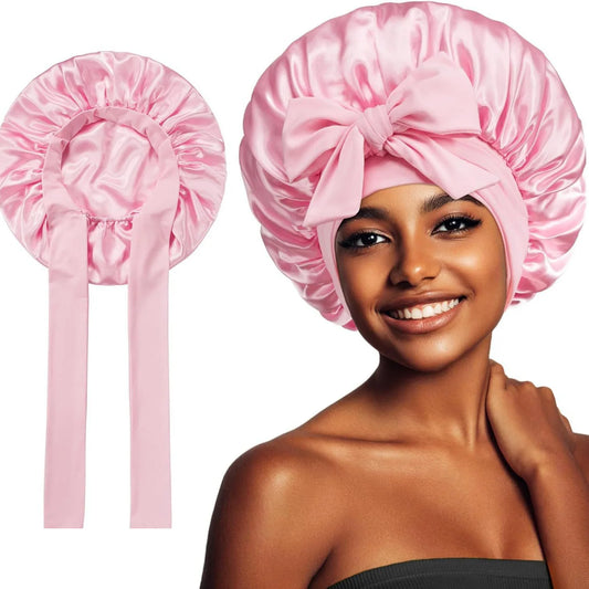 “Gorro de dormir satinado para mujer”
