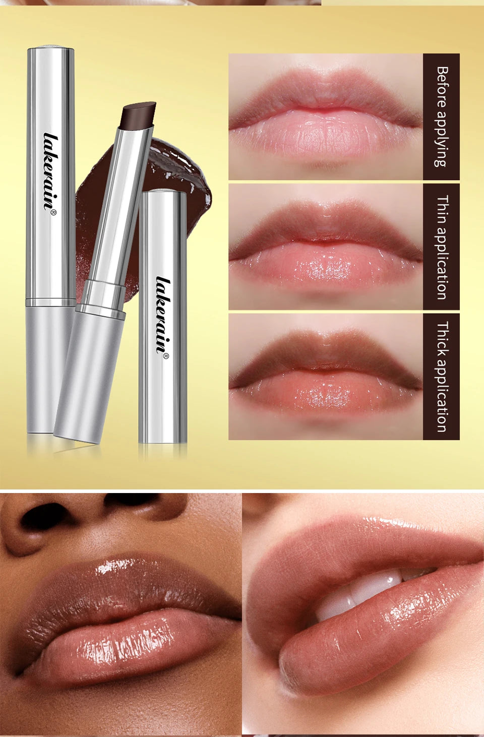 💄 Black Honey Lipstick – Hidratante, de Larga Duración y Efecto Volumen