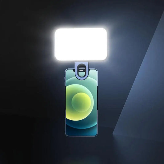👉 Mini Luz LED Portátil para Selfies y Videos – Clip Universal