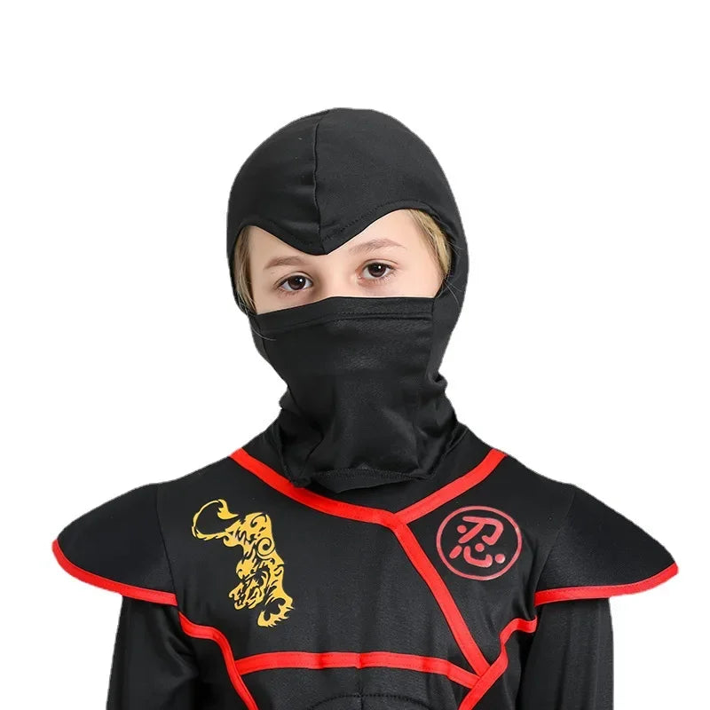Disfraz Ninja para Niños – Traje Completo de Halloween 🎃🥷