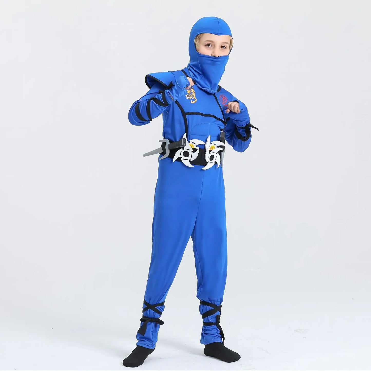 Disfraz Ninja para Niños – Traje Completo de Halloween 🎃🥷