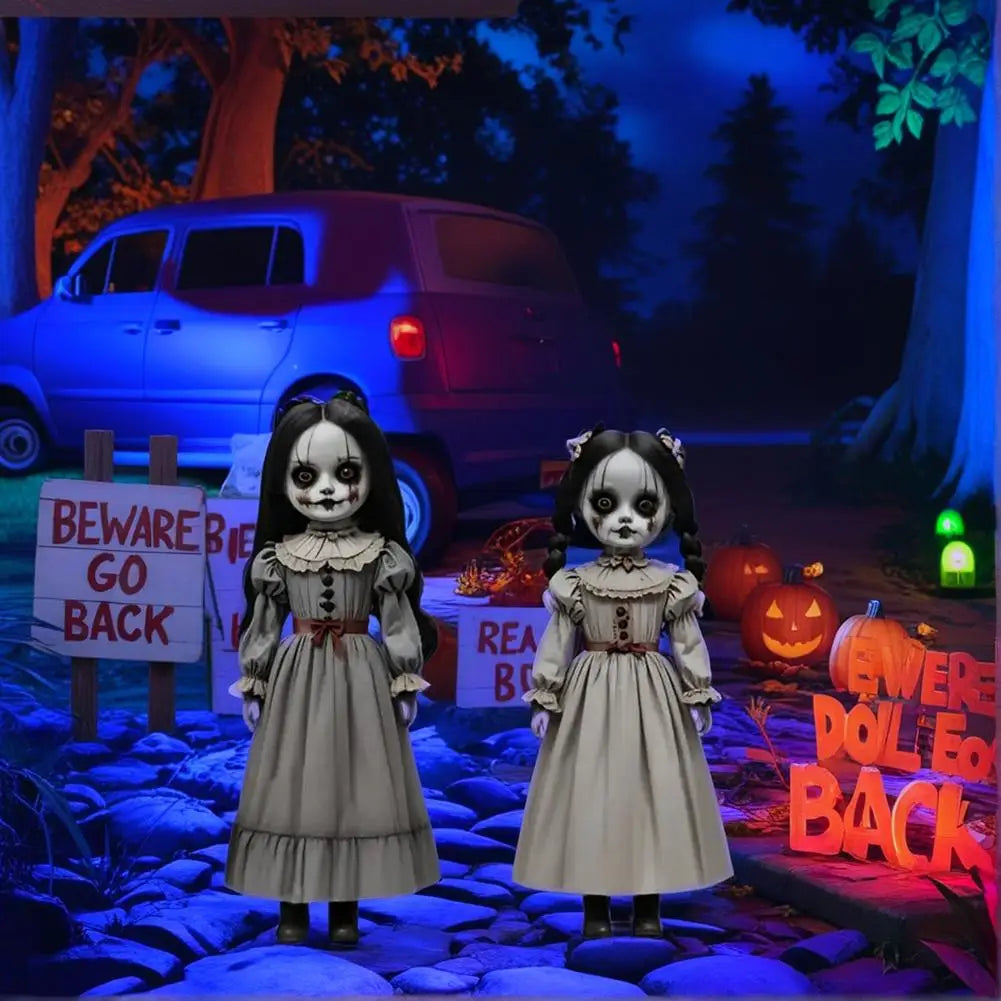 Fantasma 2D para Jardín de Halloween – Decoración de Terror para Exterior
