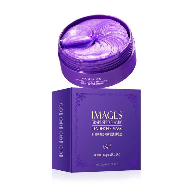 Parches de Colágeno con Uva – Hidratantes y Anti-Ojeras (60 uds)